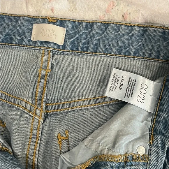 Stylish Light Blue Wide Leg  Jeans - Picture 2 of 2